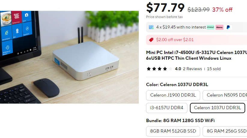 Cheap Thin PC on AliExpress