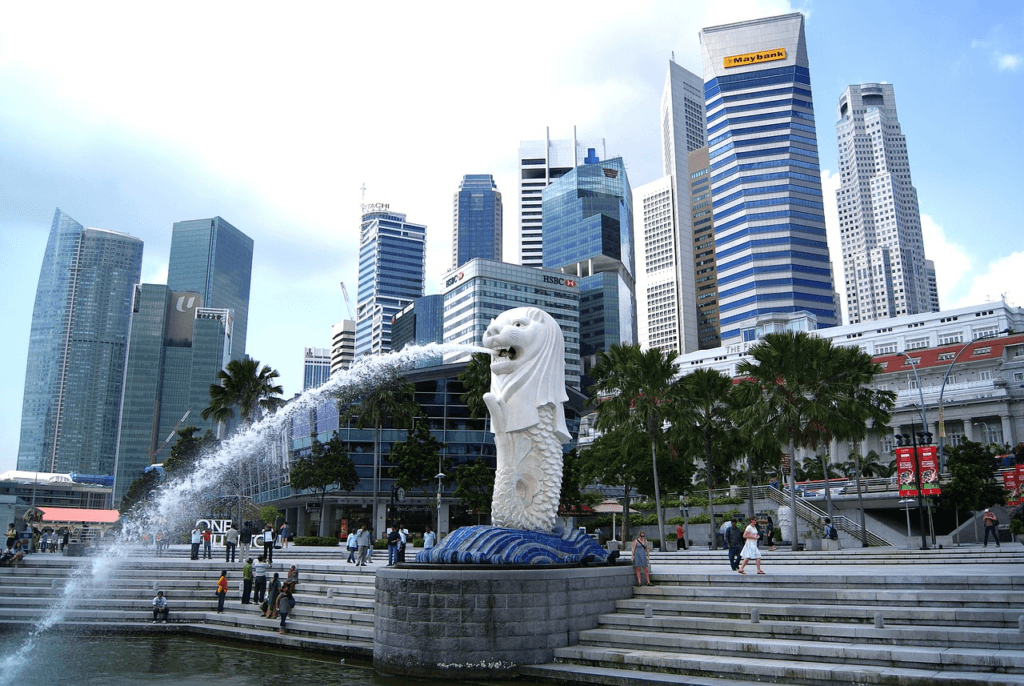Picture of Singapore skyline