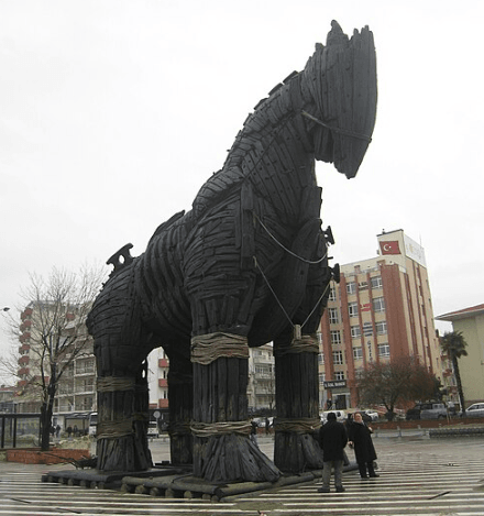 Trojan Horse Replica - Copyright Wikimedia Creative Commons Attribution-Share Alike 3.0 Unported