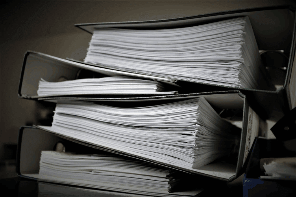 Folders of Paperwork